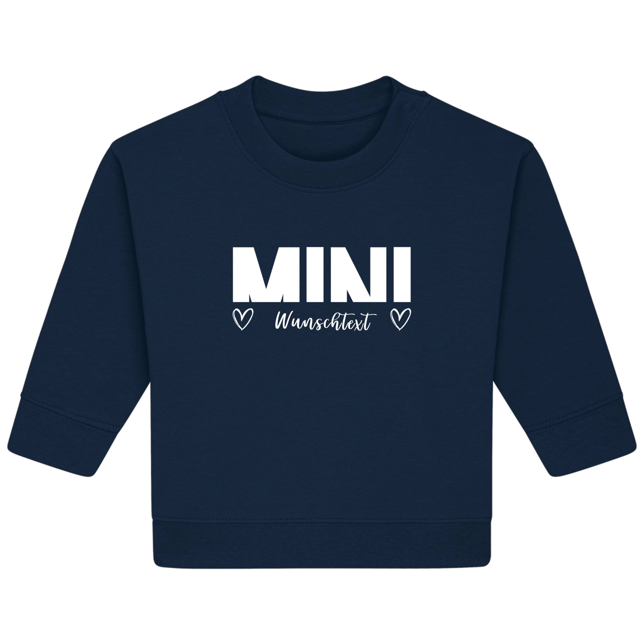 "MINI PURE" Bio - Baby Pulli | Personalisiert mit Wunschtext - Kids & Babys - JTG DESIGN