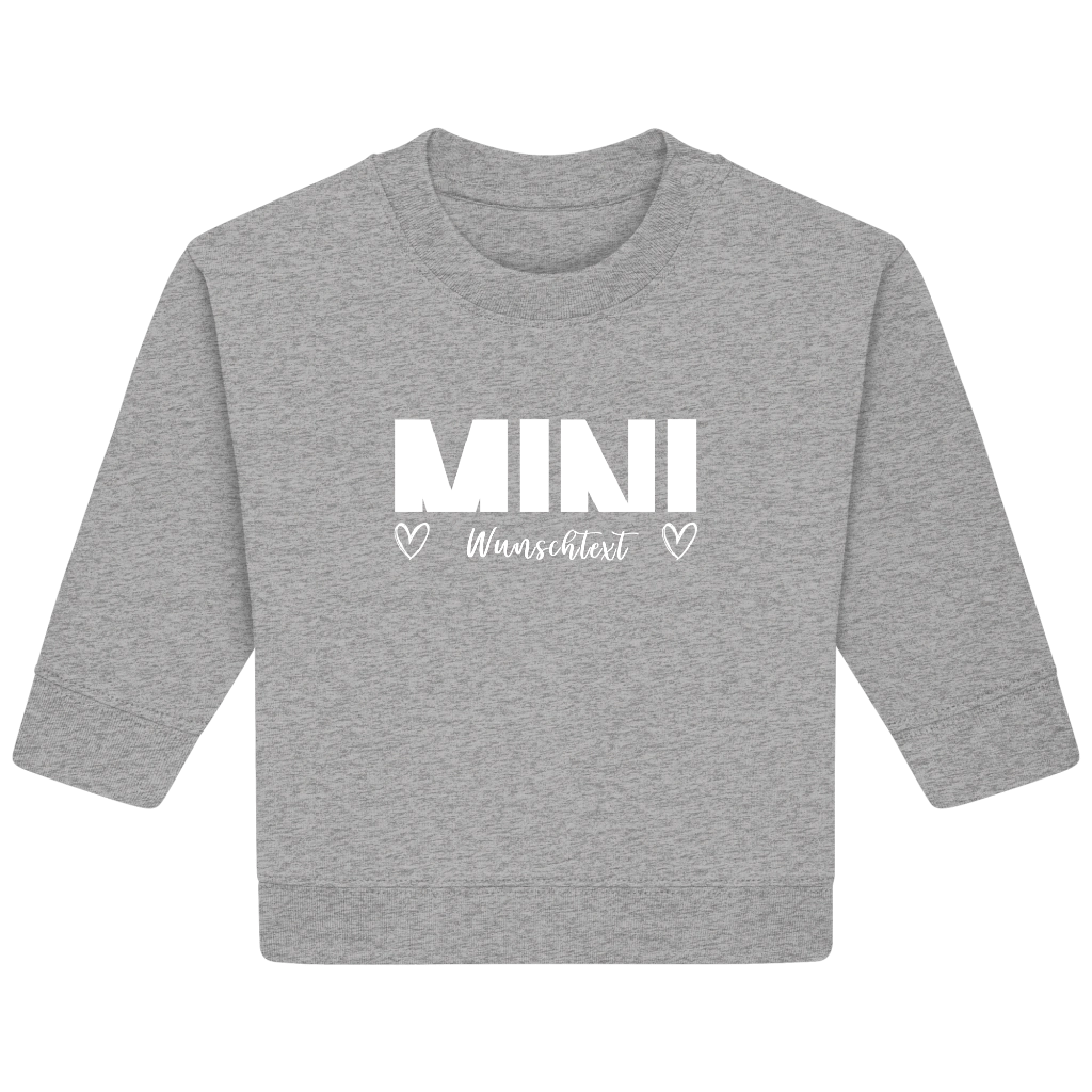 "MINI PURE" Bio - Baby Pulli | Personalisiert mit Wunschtext - Kids & Babys - JTG DESIGN