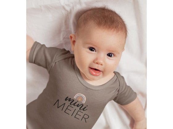 Personalisiertes Geschenk Baby. Baby Body kurzarm.