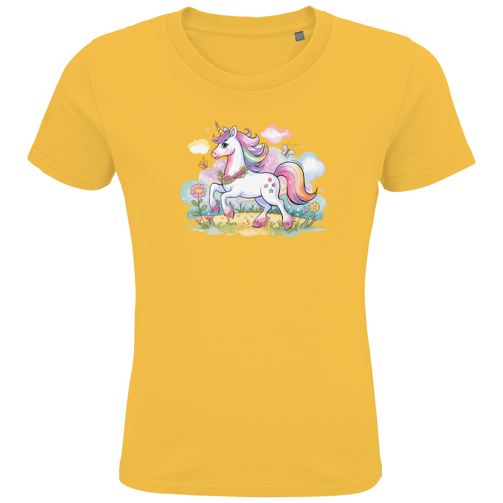 Mädchen T-Shirt "Magic Unicorn" – Einhorn Motiv aus Bio - Baumwolle - Clothes - JTG DESIGN