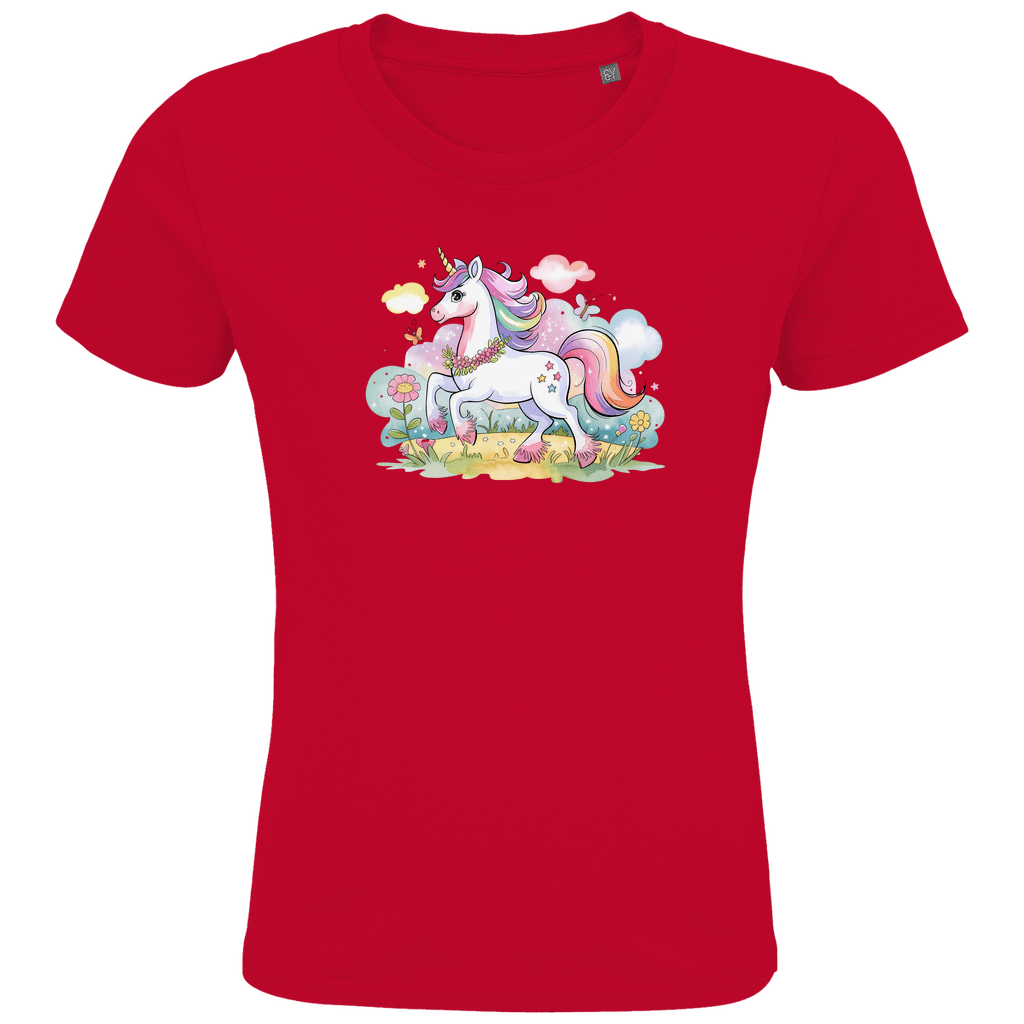 Mädchen T-Shirt "Magic Unicorn" – Einhorn Motiv aus Bio - Baumwolle - Clothes - JTG DESIGN