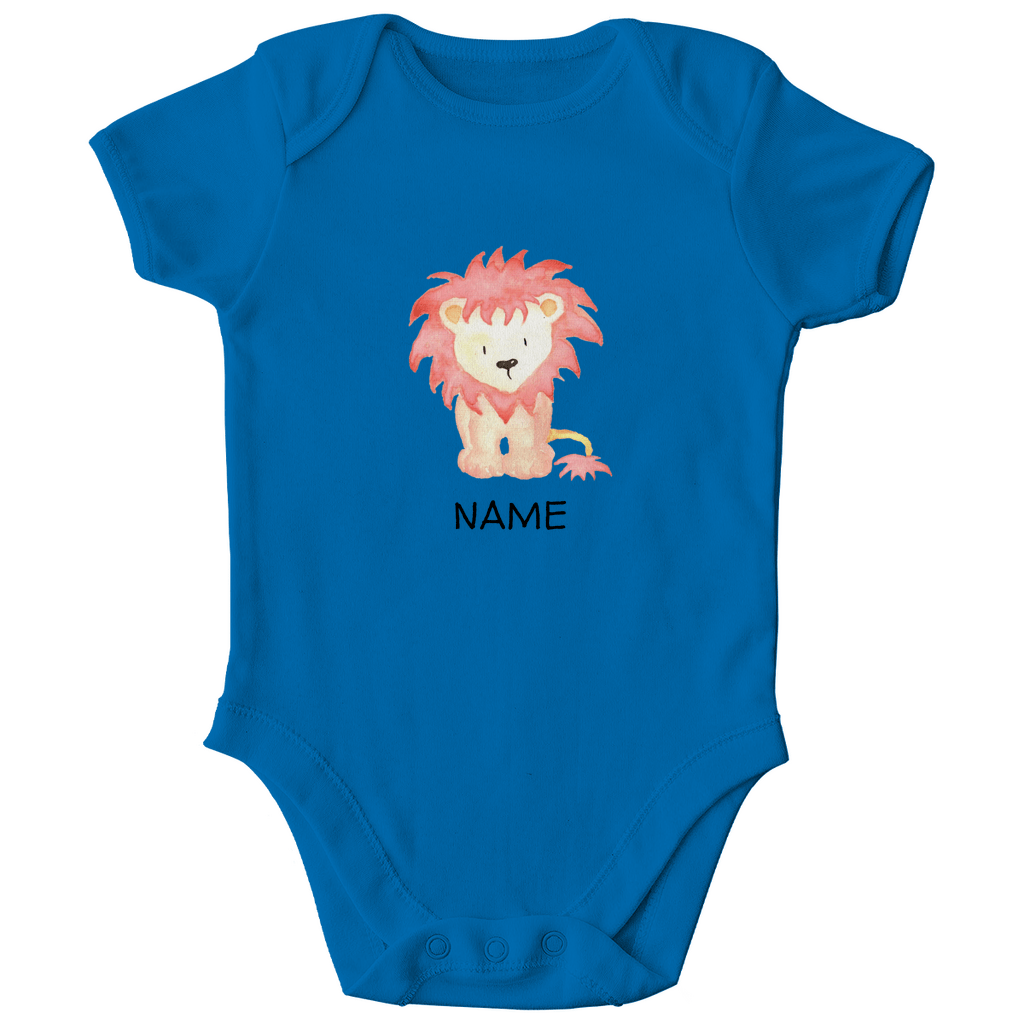 Baby Kurzarm Body "Little Lion" – aus Bio - Baumwolle personalisierbar - Clothes - JTG DESIGN