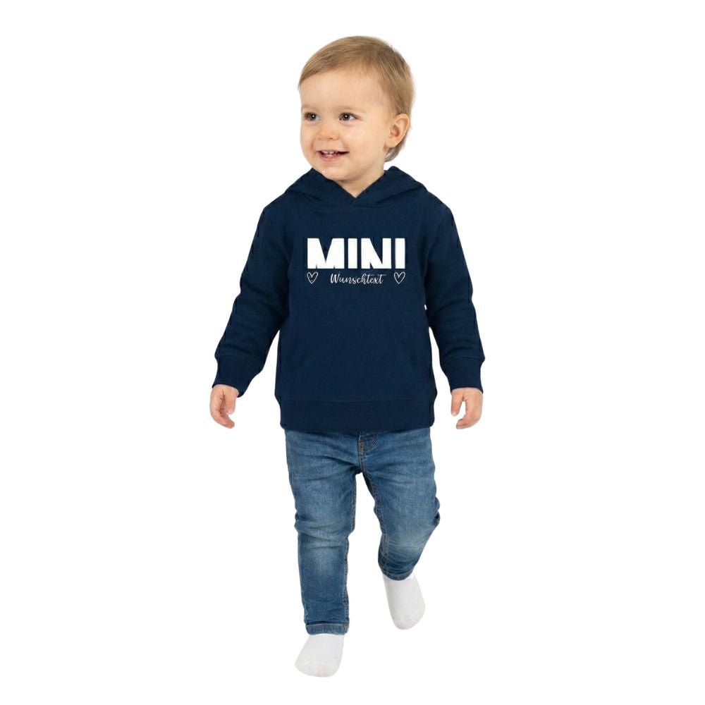 "MINI PURE" Bio - Baby Hoodie | Personalisiert mit Wunschtext - Kids & Babys - JTG DESIGN