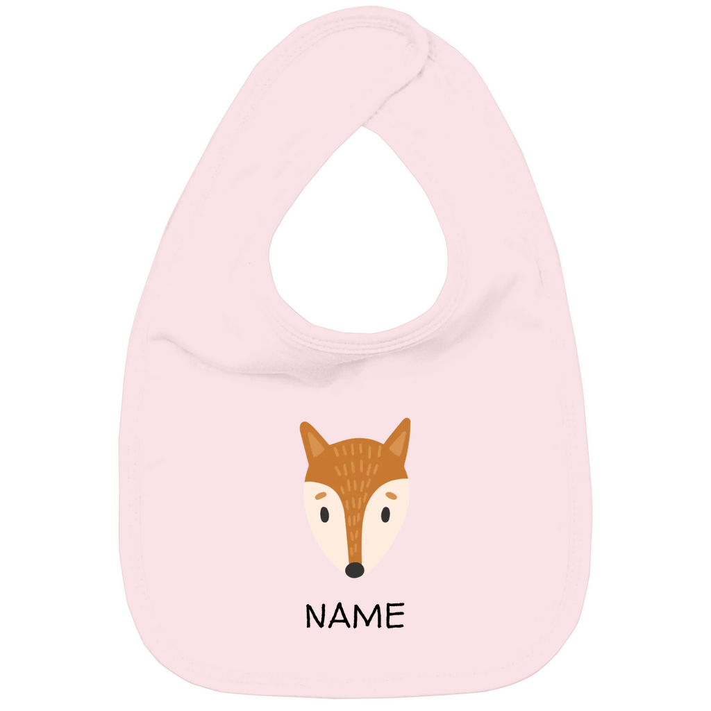 Baby Lätzchen "Clever Fox" - Skandinavisches Fuchs - Tiermotiv aus Bio - Baumwolle personalisierbar - Clothes - JTG DESIGN