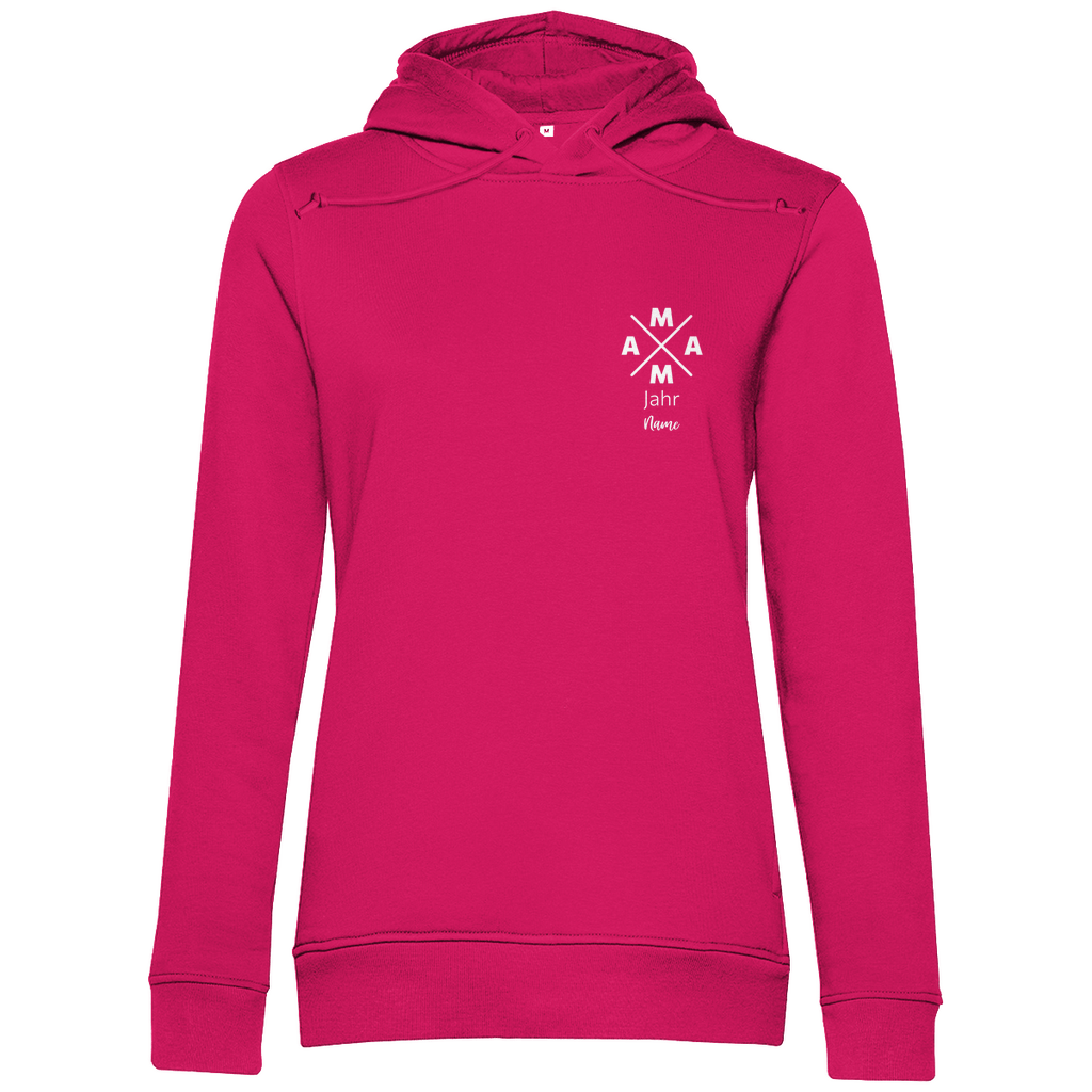 Damen Hoodie „MAMA X Mini – Dark Edition“ – Personalisierbar | Stylisch. Bequem. Ein echtes Unikat aus Bio - Baumwolle - Clothes - JTG DESIGN