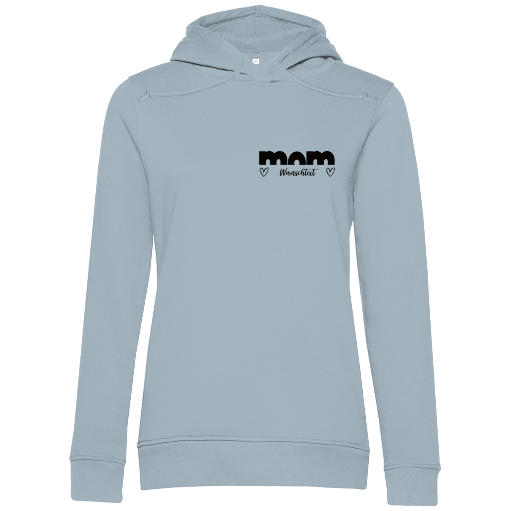 Damen Hoodie "mom True" – Kapuzenpullover personalisierbar, aus Bio - Baumwolle - Clothes - JTG DESIGN