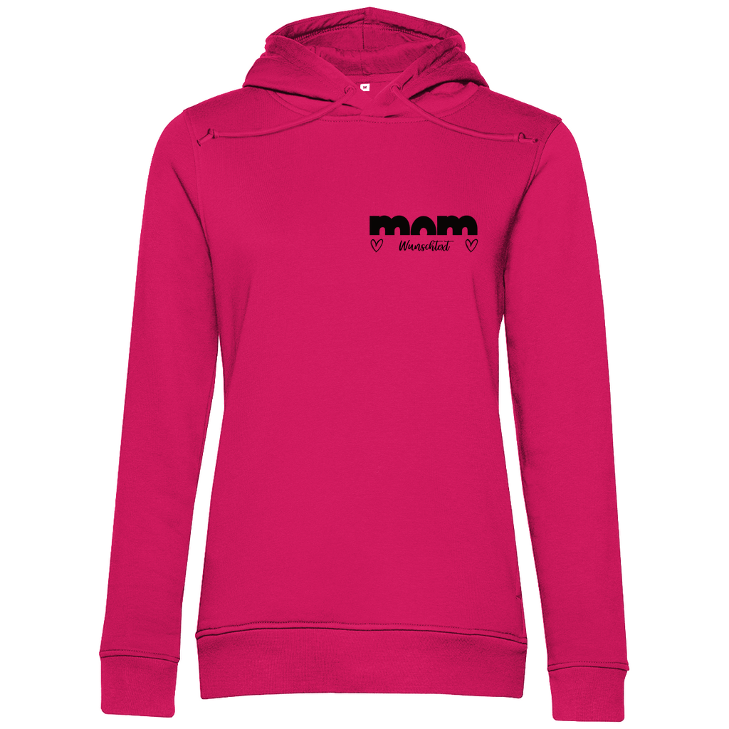 Damen Hoodie "mom True" – Kapuzenpullover personalisierbar, aus Bio - Baumwolle - Clothes - JTG DESIGN