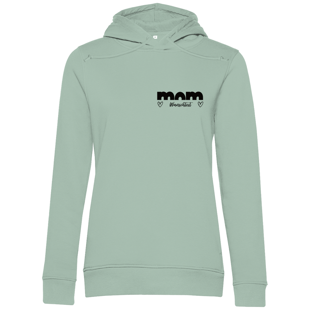 Damen Hoodie "mom True" – Kapuzenpullover personalisierbar, aus Bio - Baumwolle - Clothes - JTG DESIGN