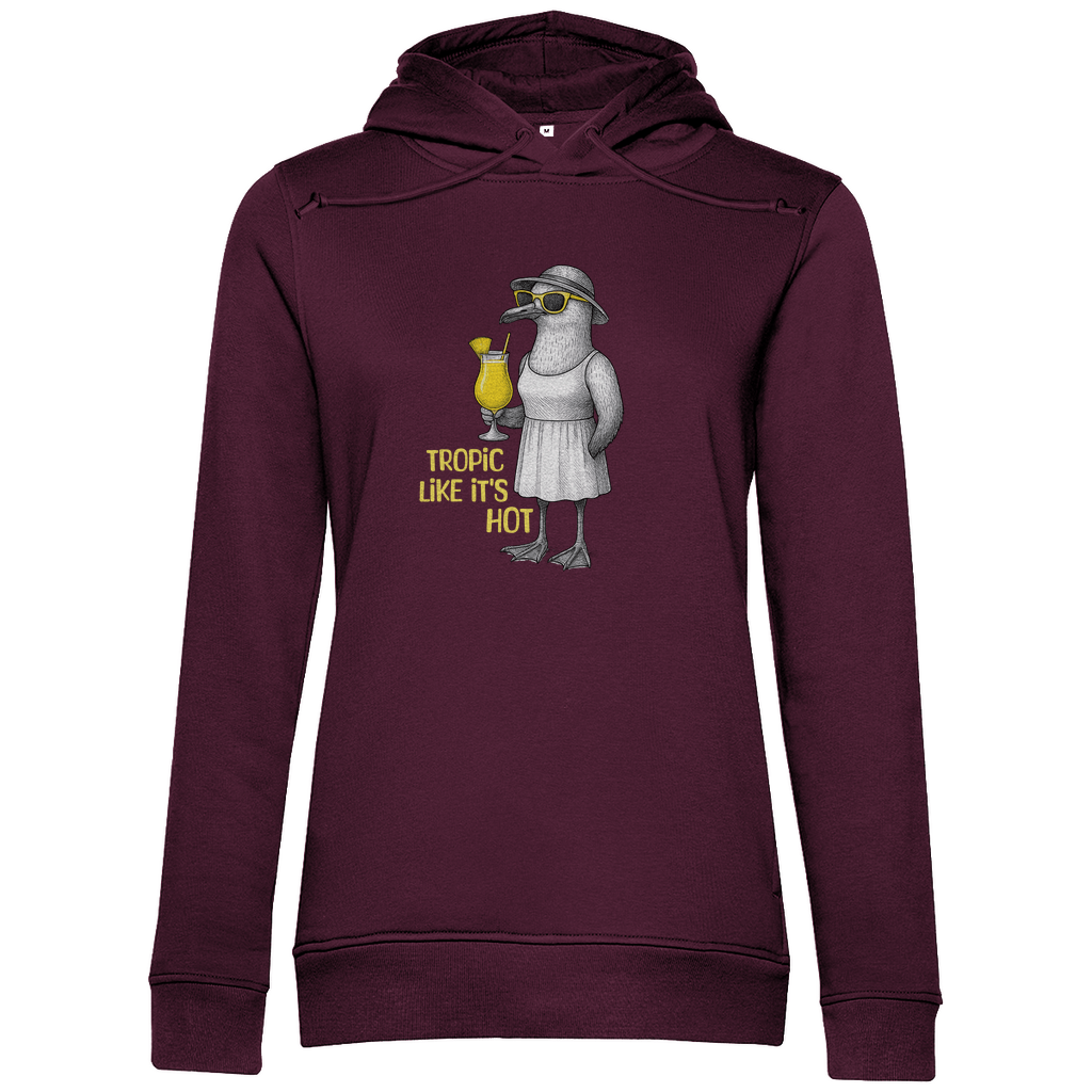 Damen Hoodie "Tropic Like It's Hot" – Sommerfeeling mit Stil aus Bio - Baumwolle - Clothes - JTG DESIGN