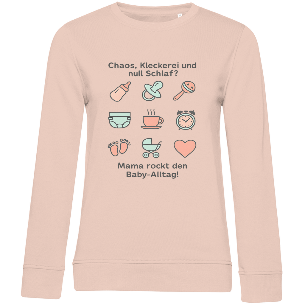 Damen Sweatshirt „Momlife Masterclass“ – Statement - Sweater für Mamas aus Bioi - Baumwolle - Clothes - JTG DESIGN