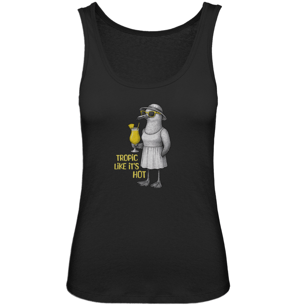Damen Tanktop "Tropic Like It's Hot" – Sommerfeeling aus Bio - Baumwolle - Clothes - JTG DESIGN