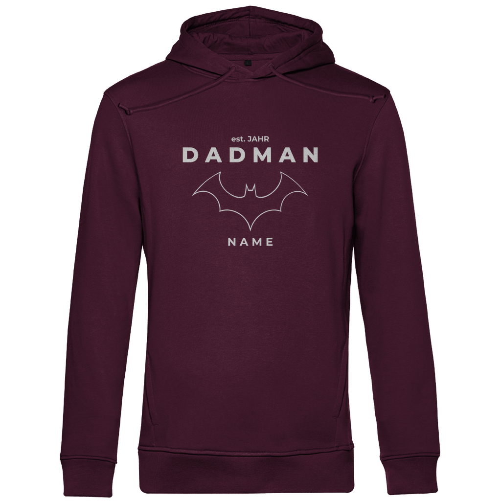 Hoodie Herren „DADMAN“ – Kapuzenpullover aus Bio - Baumwolle personalisierbar - Clothes - JTG DESIGN