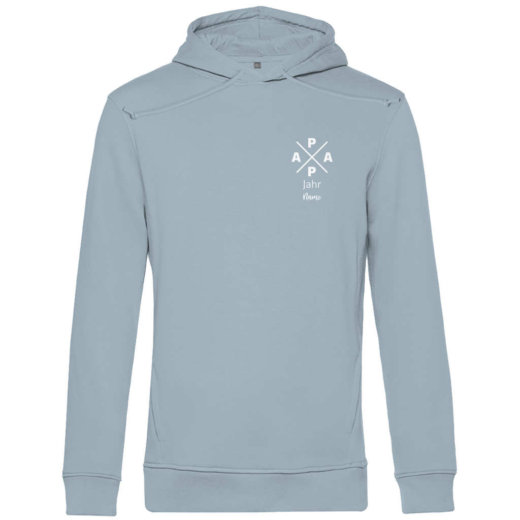 Hoodie Herren 'PAPA X Mini' – Kapuzenpullover aus Bio - Baumwolle personalisierbar - Clothes - JTG DESIGN