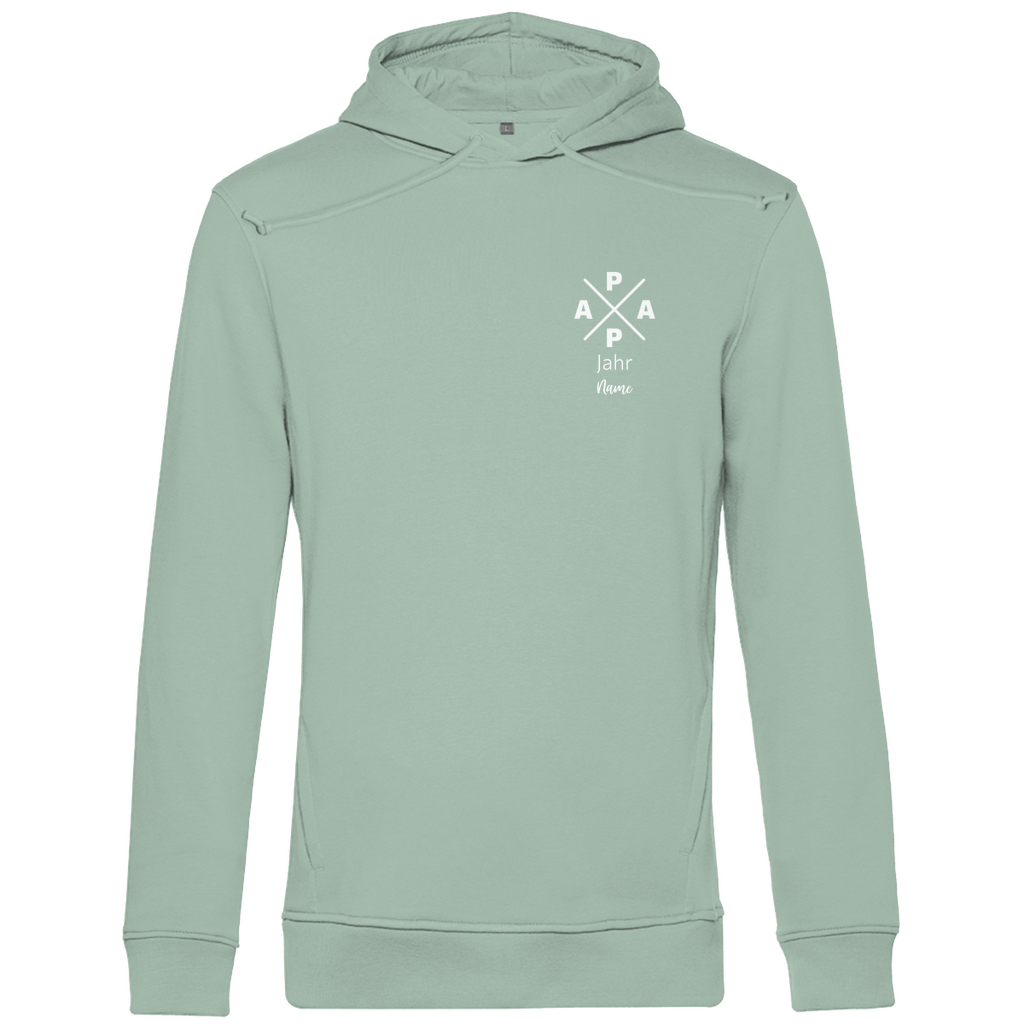 Hoodie Herren 'PAPA X Mini' – Kapuzenpullover aus Bio - Baumwolle personalisierbar - Clothes - JTG DESIGN