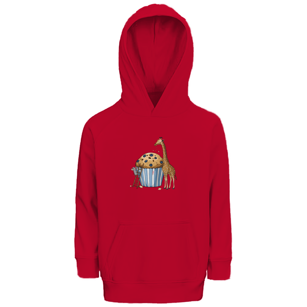 Kinder Hoodie "Muffin Friends" – Süßes Tiermotiv aus Bio - Baumwolle - Clothes - JTG DESIGN
