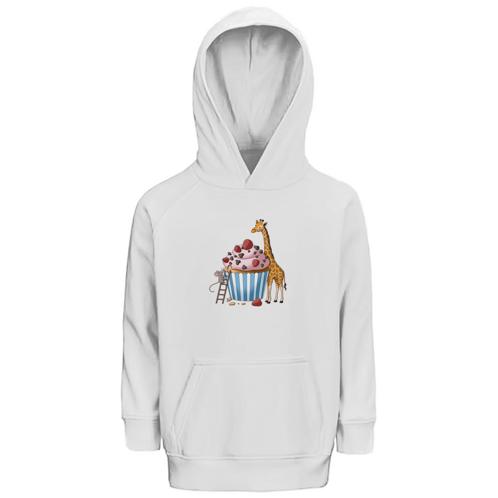 Kinder Hoodie "Sweet Friends" – Süßes Tiermotiv aus Bio - Baumwolle - Clothes - JTG DESIGN