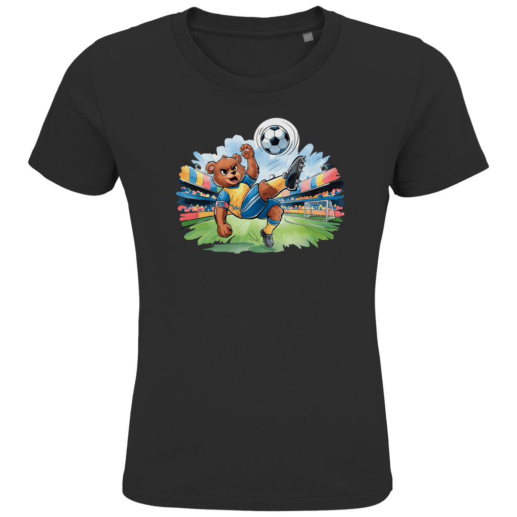 Jungen T-Shirt "Soccer Bear" – Fußball Motiv aus Bio - Baumwolle - Clothes - JTG DESIGN