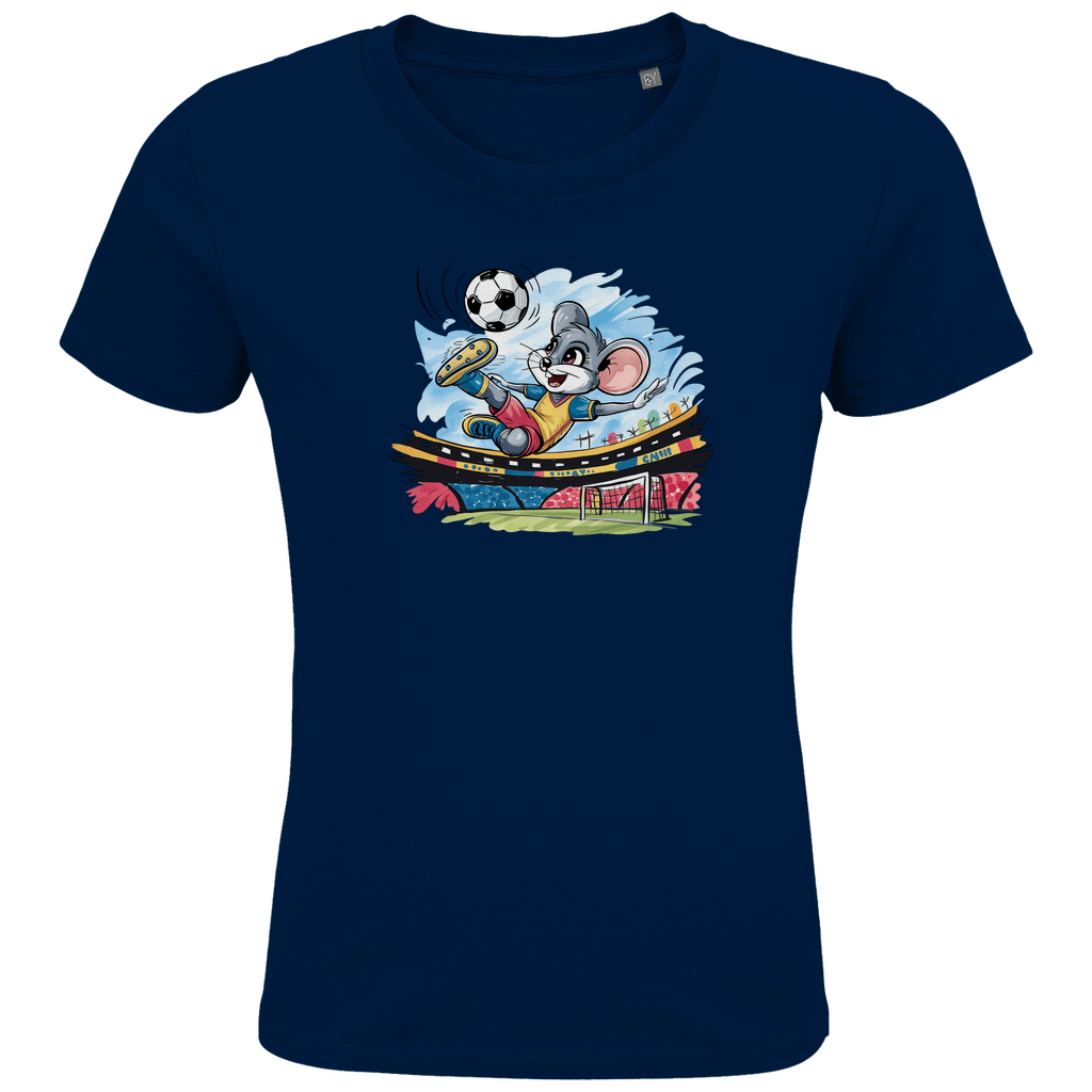 Jungen T-Shirt "Soccer Mouse" – Fußball Motiv aus Bio - Baumwolle - Clothes - JTG DESIGN