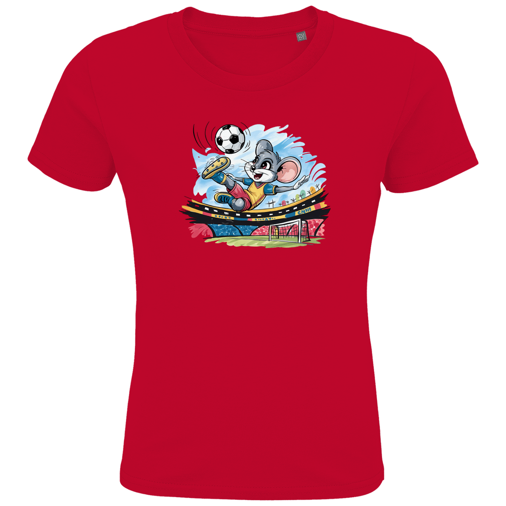 Jungen T-Shirt "Soccer Mouse" – Fußball Motiv aus Bio - Baumwolle - Clothes - JTG DESIGN