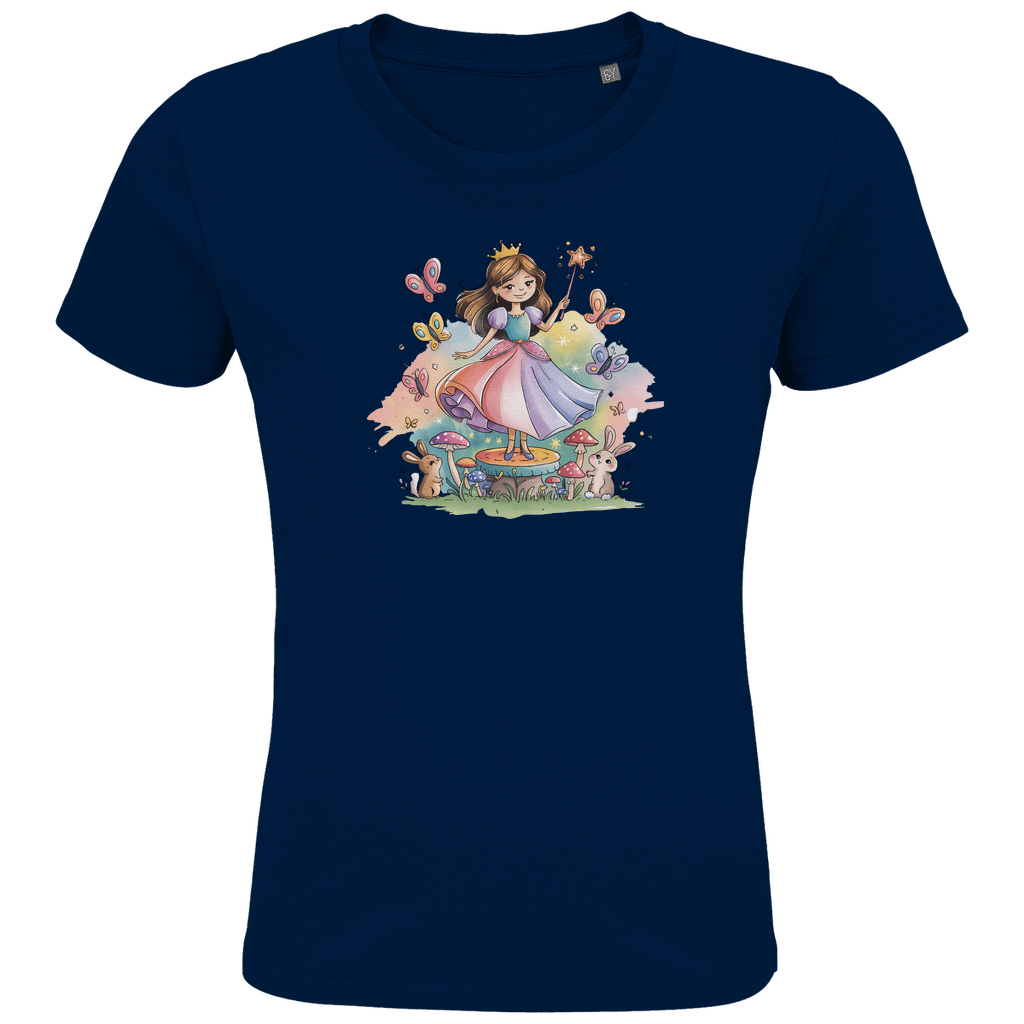 Mädchen T-Shirt "Fairy Princess" – Prinzessinnen Motiv aus Bio - Baumwolle - Clothes - JTG DESIGN
