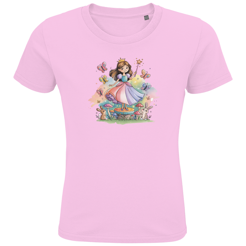 Mädchen T-Shirt "Fairy Princess" – Prinzessinnen Motiv aus Bio - Baumwolle - Clothes - JTG DESIGN