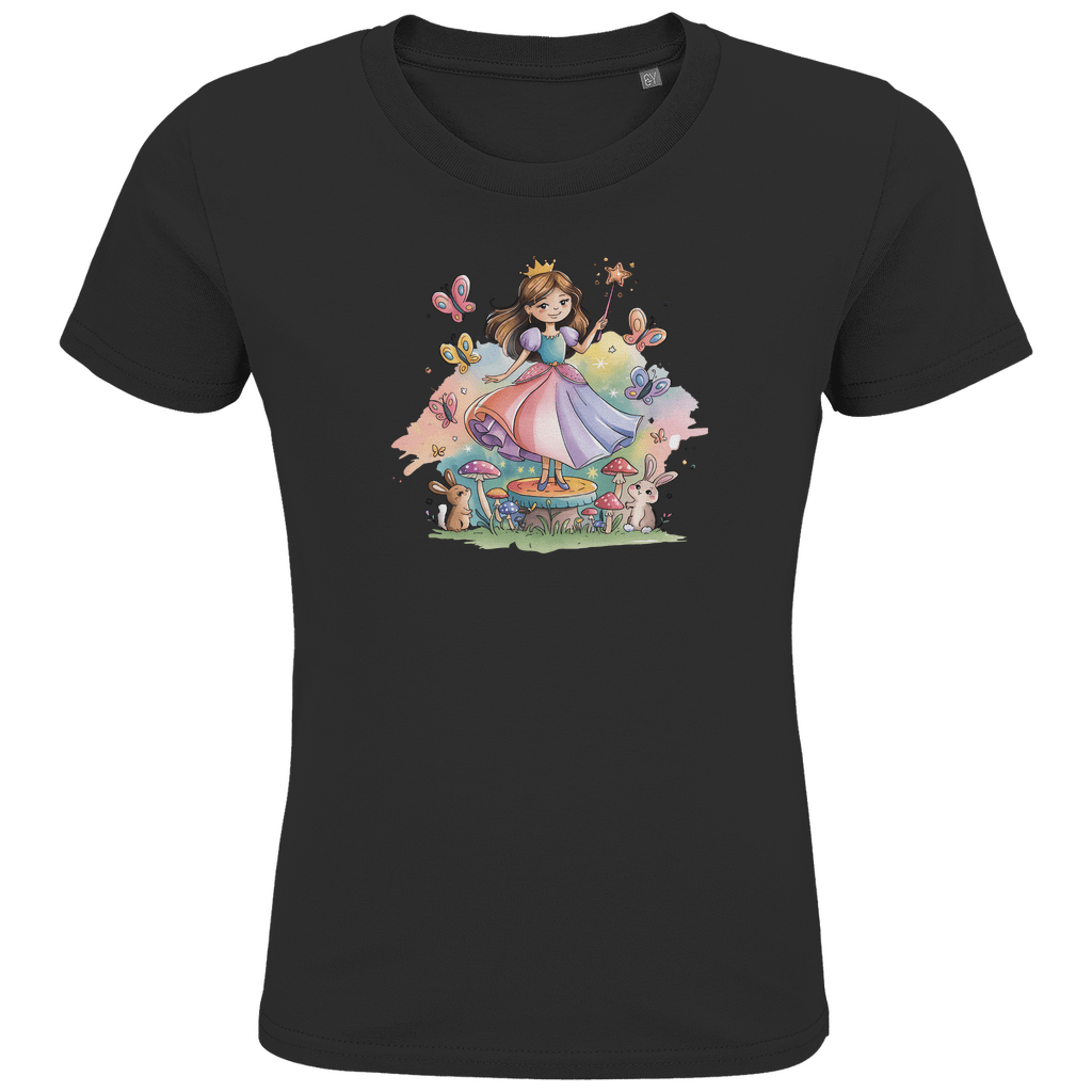 Mädchen T-Shirt "Fairy Princess" – Prinzessinnen Motiv aus Bio - Baumwolle - Clothes - JTG DESIGN