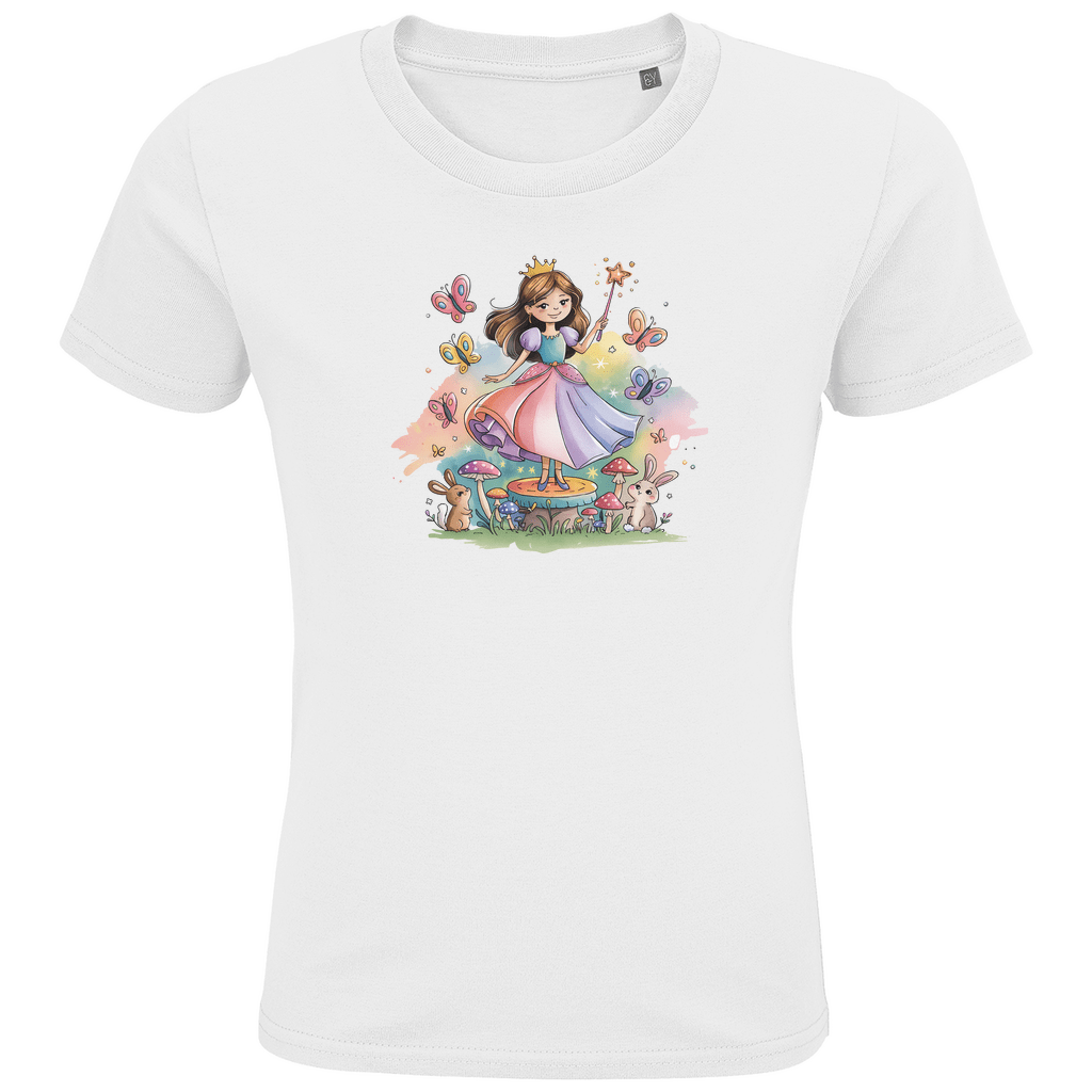 Mädchen T-Shirt "Fairy Princess" – Prinzessinnen Motiv aus Bio - Baumwolle - Clothes - JTG DESIGN