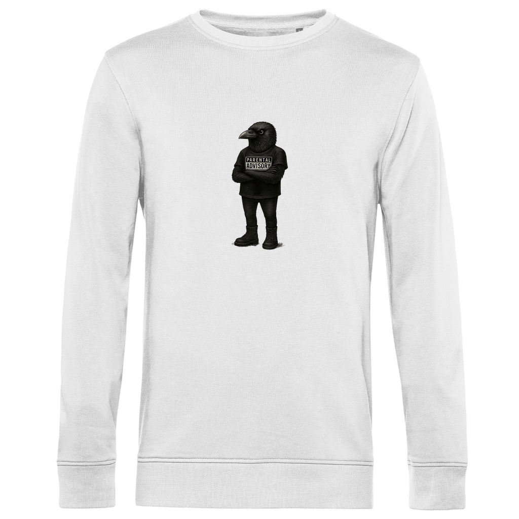 Sweatshirt Herren "Bird of Dadness" – Raben Motiv aus Bio - Baumwolle - Clothes - JTG DESIGN