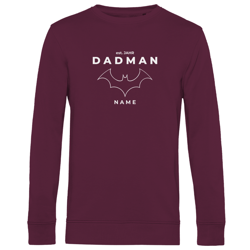 Sweatshirt Herren „DADMAN“ – Pullover aus Bio - Baumwolle personalisierbar - Clothes - JTG DESIGN