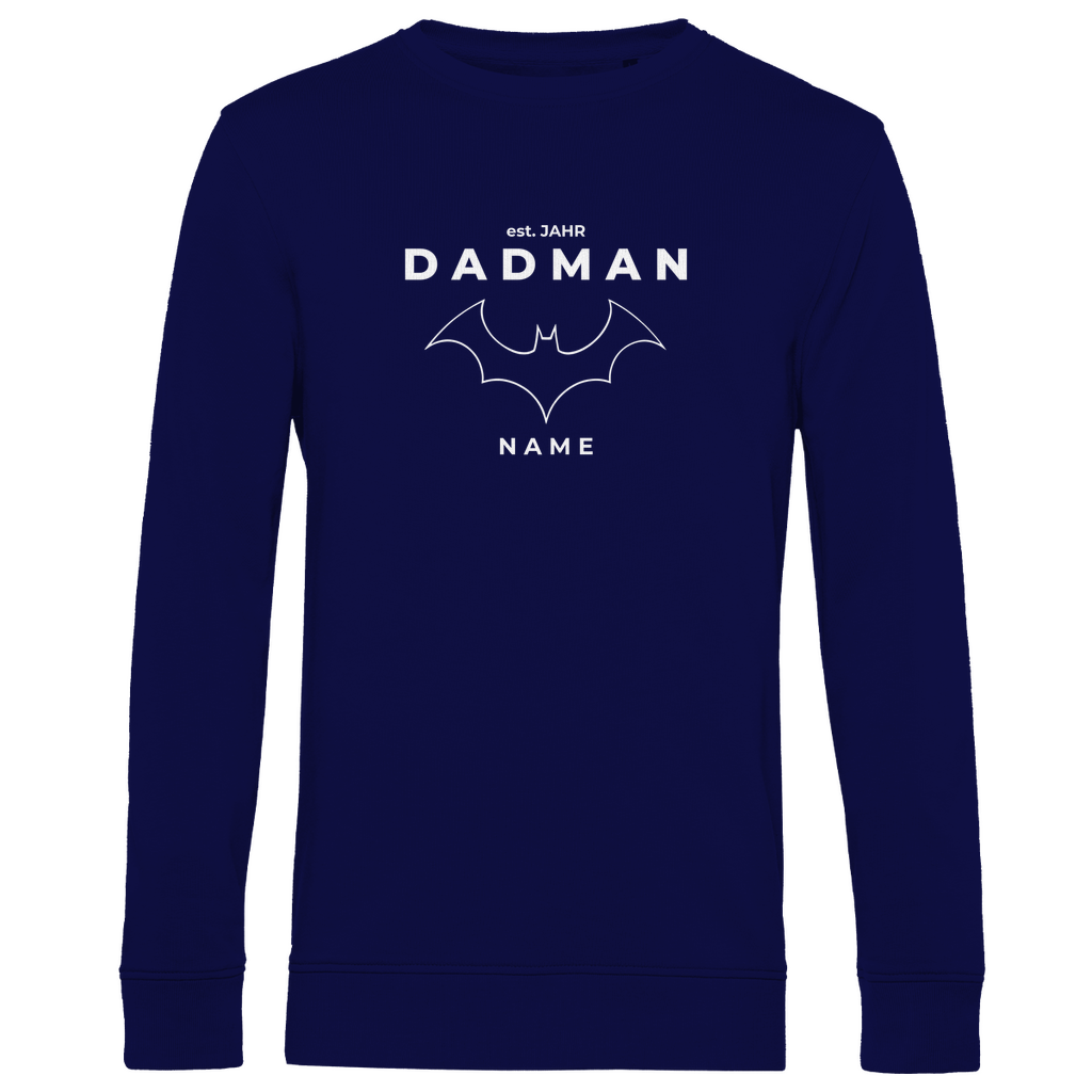 Sweatshirt Herren „DADMAN“ – Pullover aus Bio - Baumwolle personalisierbar - Clothes - JTG DESIGN