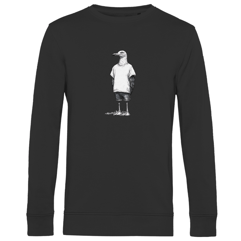 Sweatshirt Herren "Küstenvogel" – Möwen Motiv aus Bio - Baumwolle - Clothes - JTG DESIGN