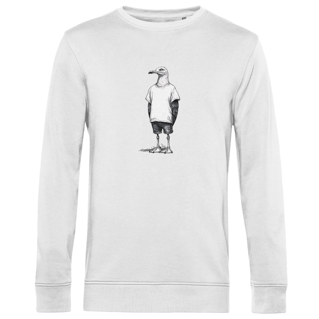 Sweatshirt Herren "Küstenvogel" – Möwen Motiv aus Bio - Baumwolle - Clothes - JTG DESIGN