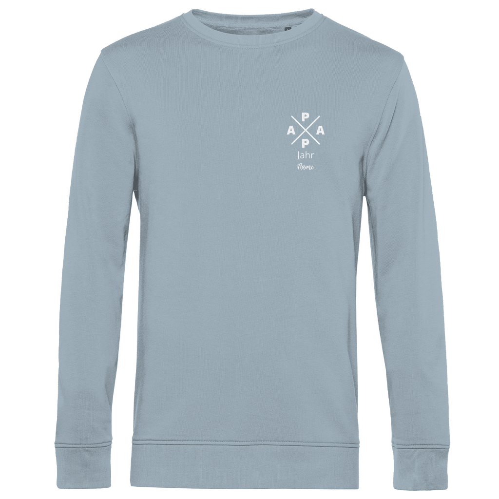 Sweatshirt Herren 'PAPA X Mini' – Pullover aus Bio - Baumwolle personalisierbar - Clothes - JTG DESIGN