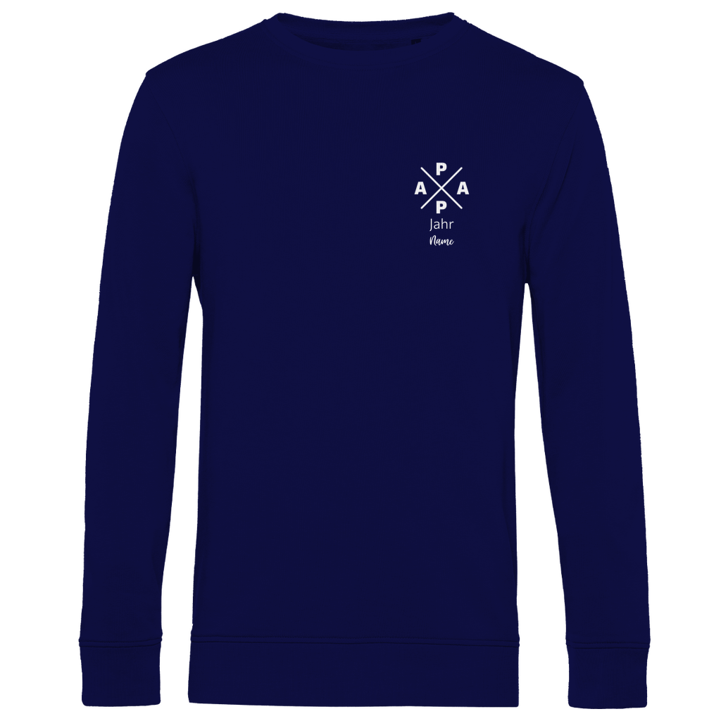 Sweatshirt Herren 'PAPA X Mini' – Pullover aus Bio - Baumwolle personalisierbar - Clothes - JTG DESIGN
