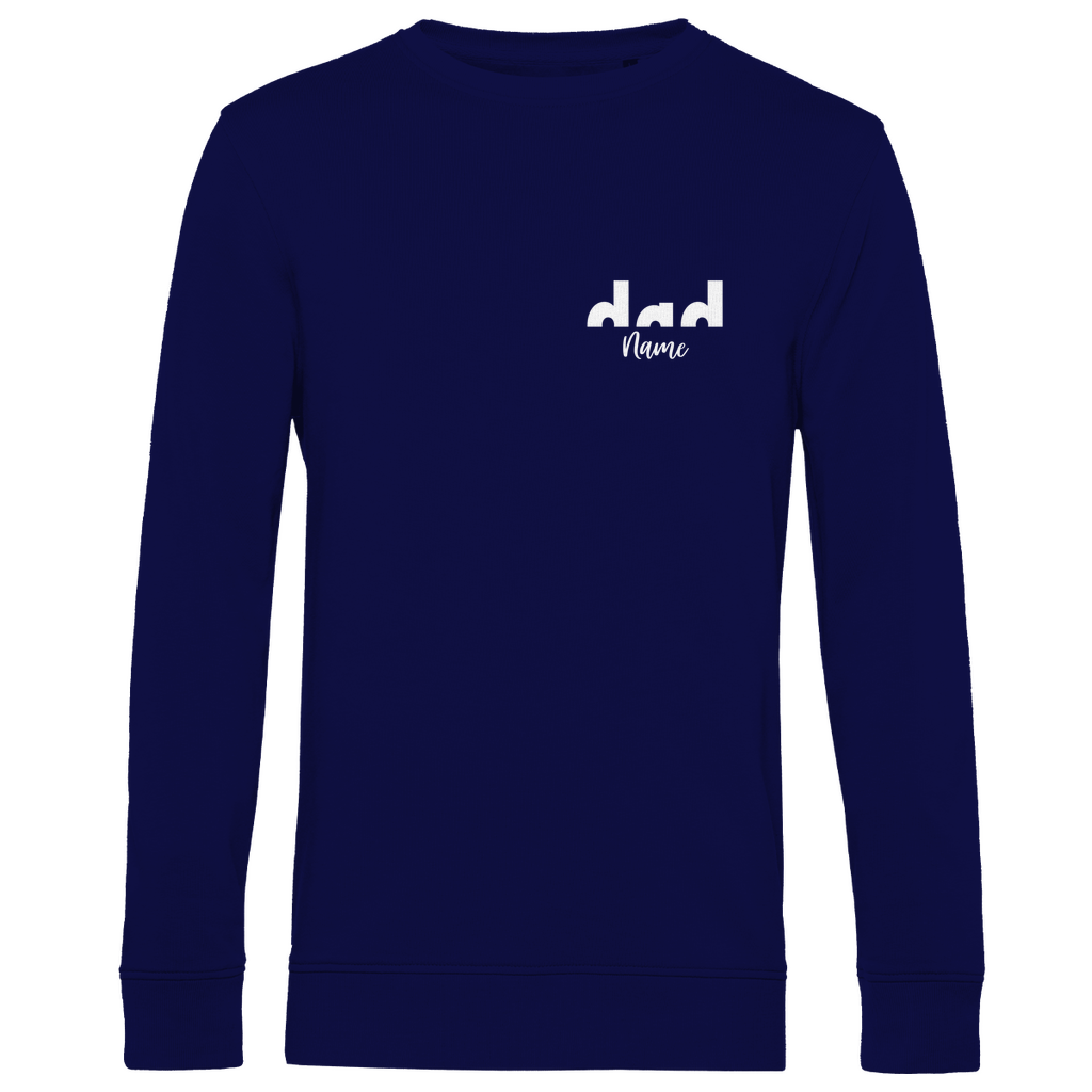 Sweatshirt Herren „Proud Dad“ – Pullover aus Bio - Baumwolle personalisierbar - Clothes - JTG DESIGN
