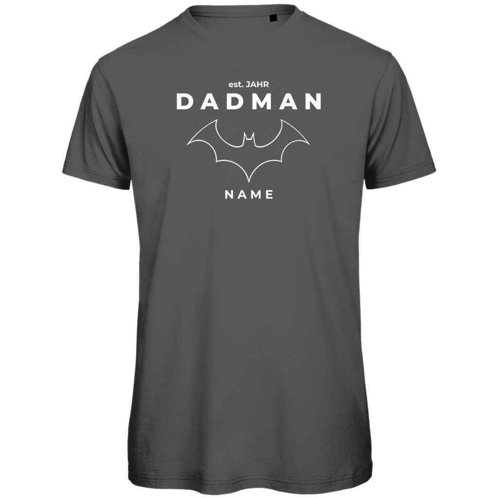 T-Shirt Herren „DADMAN“ – aus Bio - Baumwolle personalisierbar - Clothes - JTG DESIGN