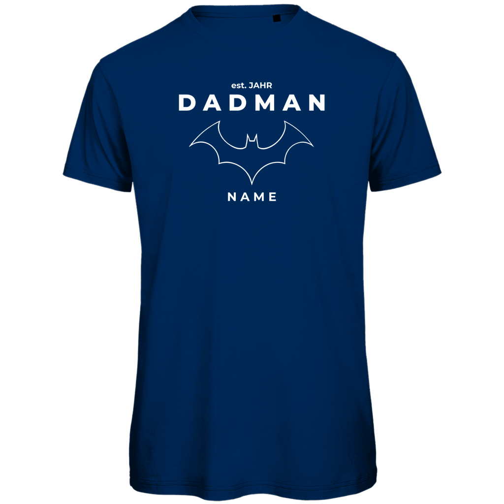 T-Shirt Herren „DADMAN“ – aus Bio - Baumwolle personalisierbar - Clothes - JTG DESIGN