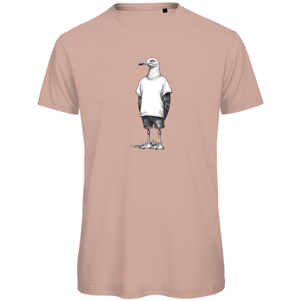 T-Shirt Herren "Küstenvogel" – Möwen Motiv aus Bio - Baumwolle - Clothes - JTG DESIGN