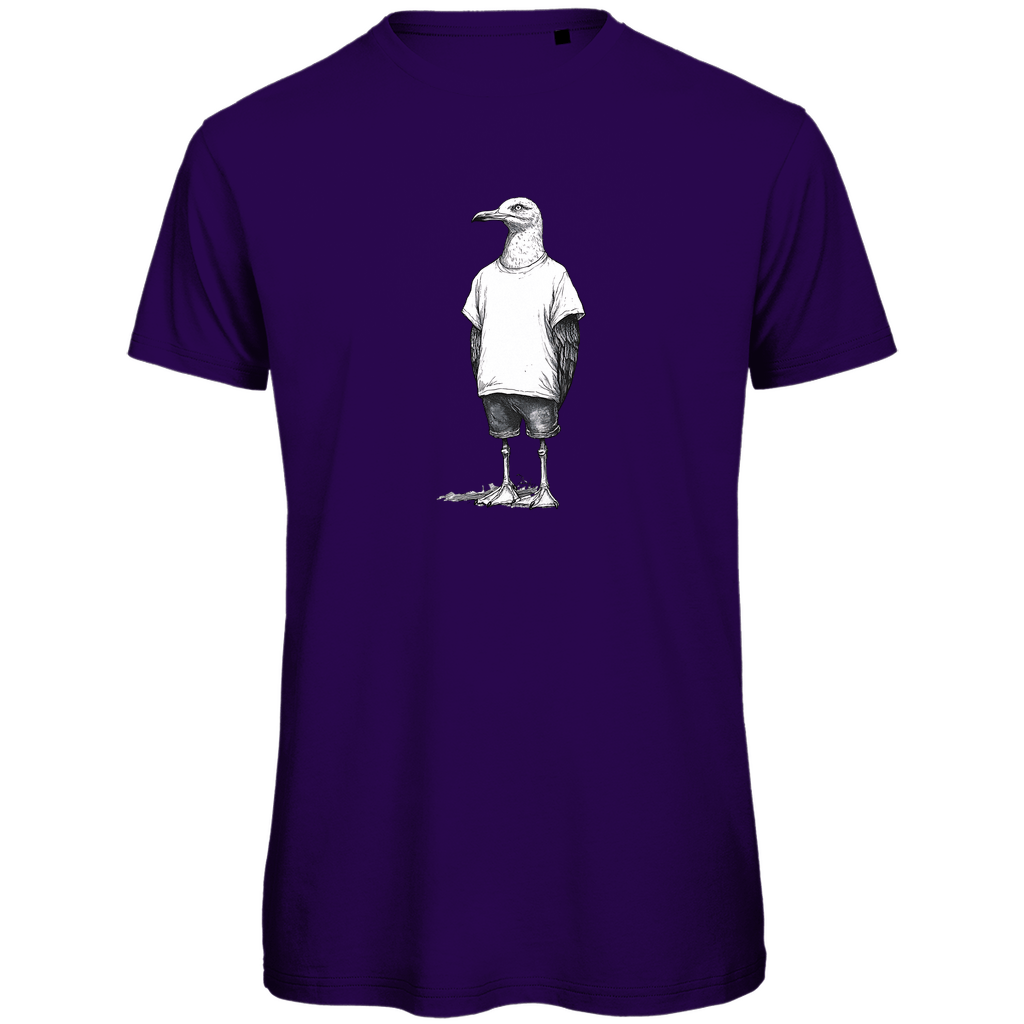 T-Shirt Herren "Küstenvogel" – Möwen Motiv aus Bio - Baumwolle - Clothes - JTG DESIGN