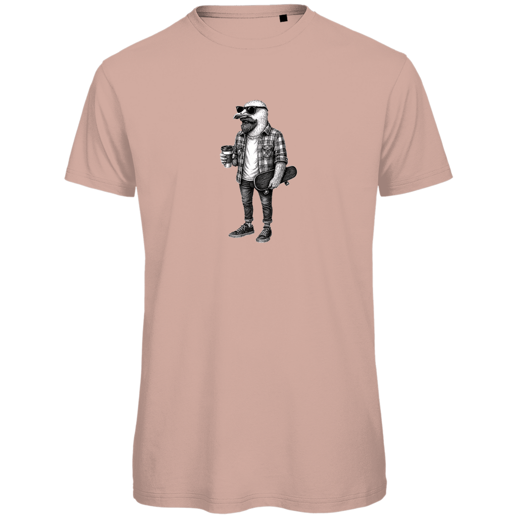 T-Shirt Herren "Seaside Dude" – Möwen Motiv aus Bio - Baumwolle - Clothes - JTG DESIGN