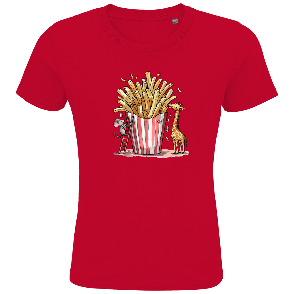 Kinder T-Shirt "FRIES FRIENDS" – Bio - Baumwolle mit Tiermotiv - Clothes - JTG DESIGN