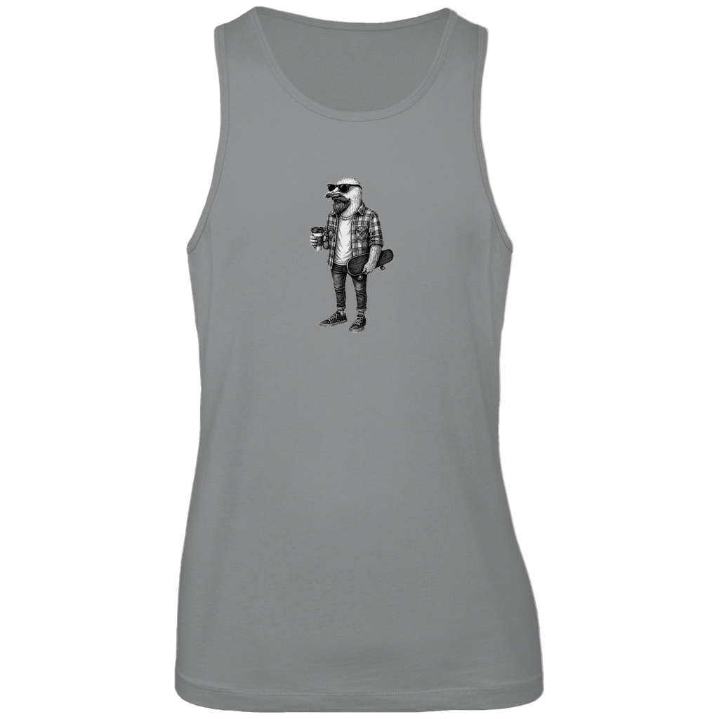 Tank Top Herren "Seaside Dude" – Möwen Motiv aus Bio - Baumwolle - Clothes - JTG DESIGN