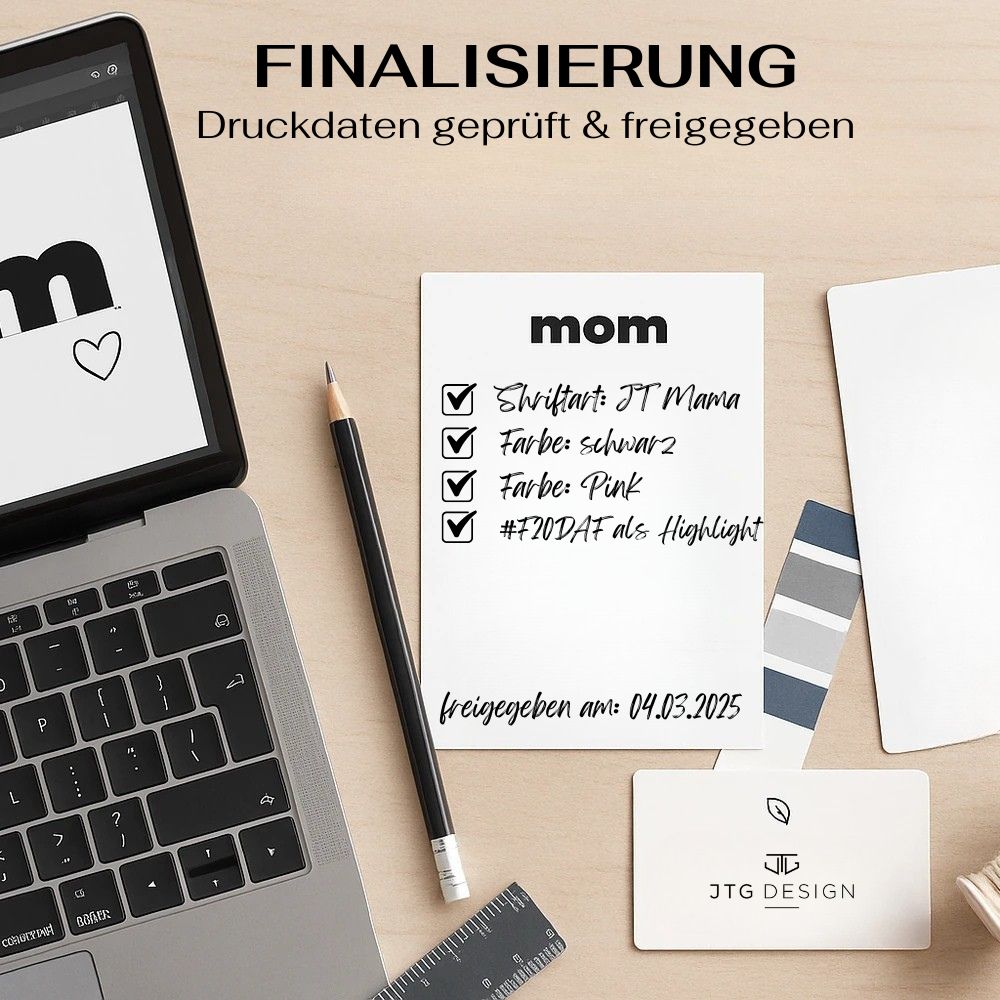 Freigegebene Druckdaten mit Checkliste und Styleguide