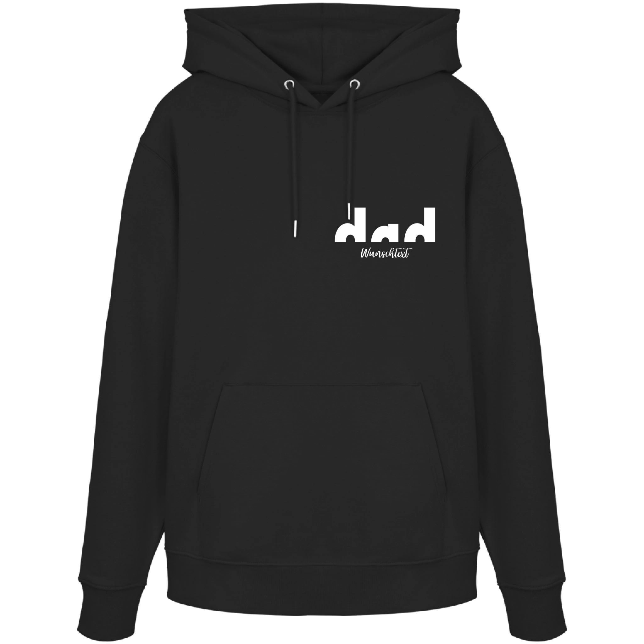 Premium Hoodie Herren „PROUD DAD“ | 100% Bio - Baumwolle – personalisierbar - Hoodies - JTG DESIGN