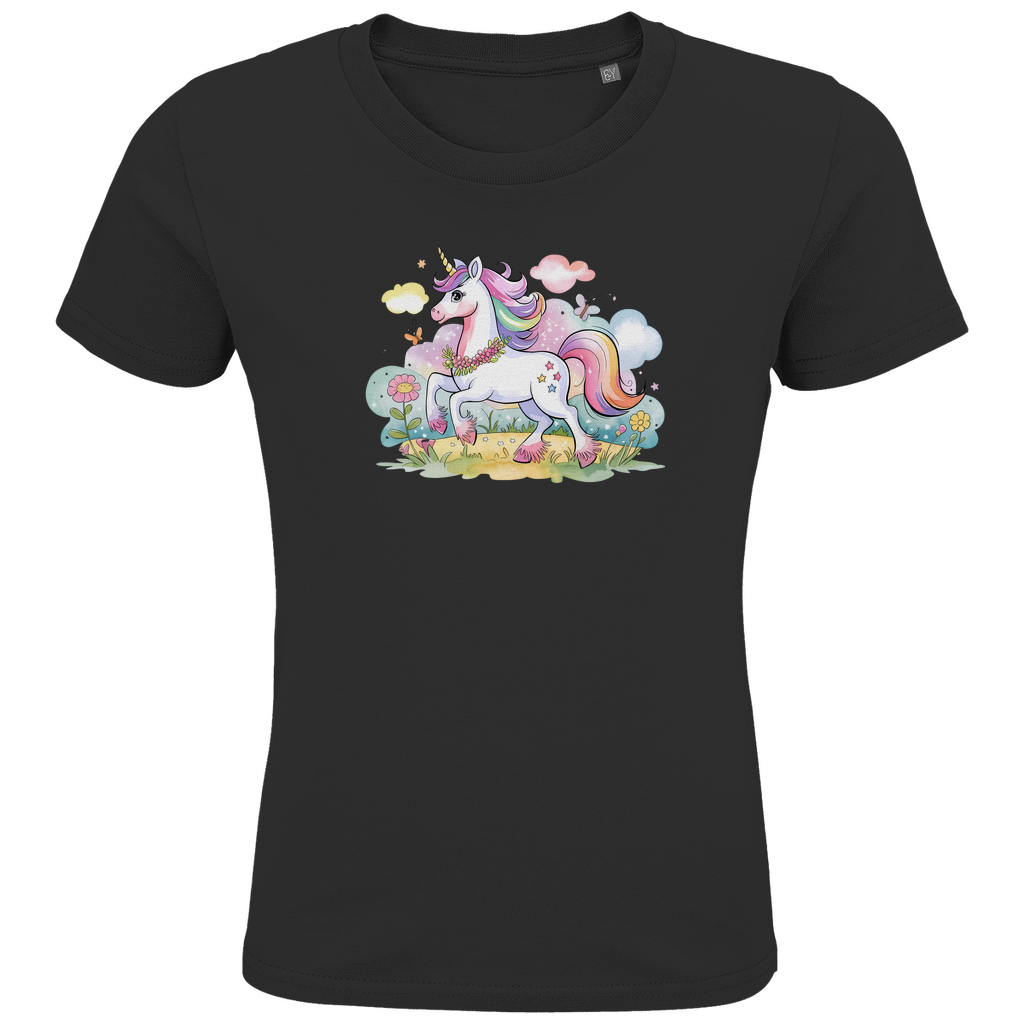 Mädchen T-Shirt "Magic Unicorn" – Einhorn Motiv aus Bio-Baumwolle
