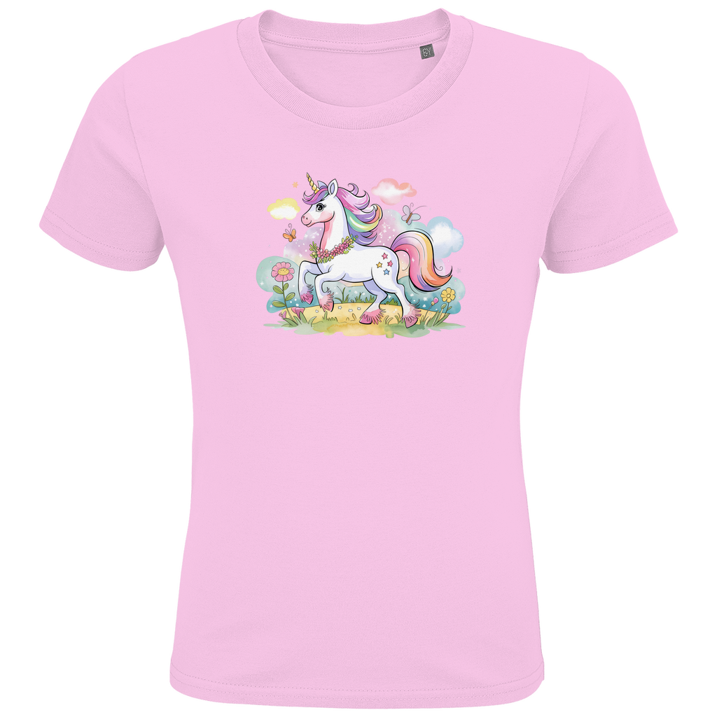 Mädchen T-Shirt "Magic Unicorn" – Einhorn Motiv aus Bio-Baumwolle