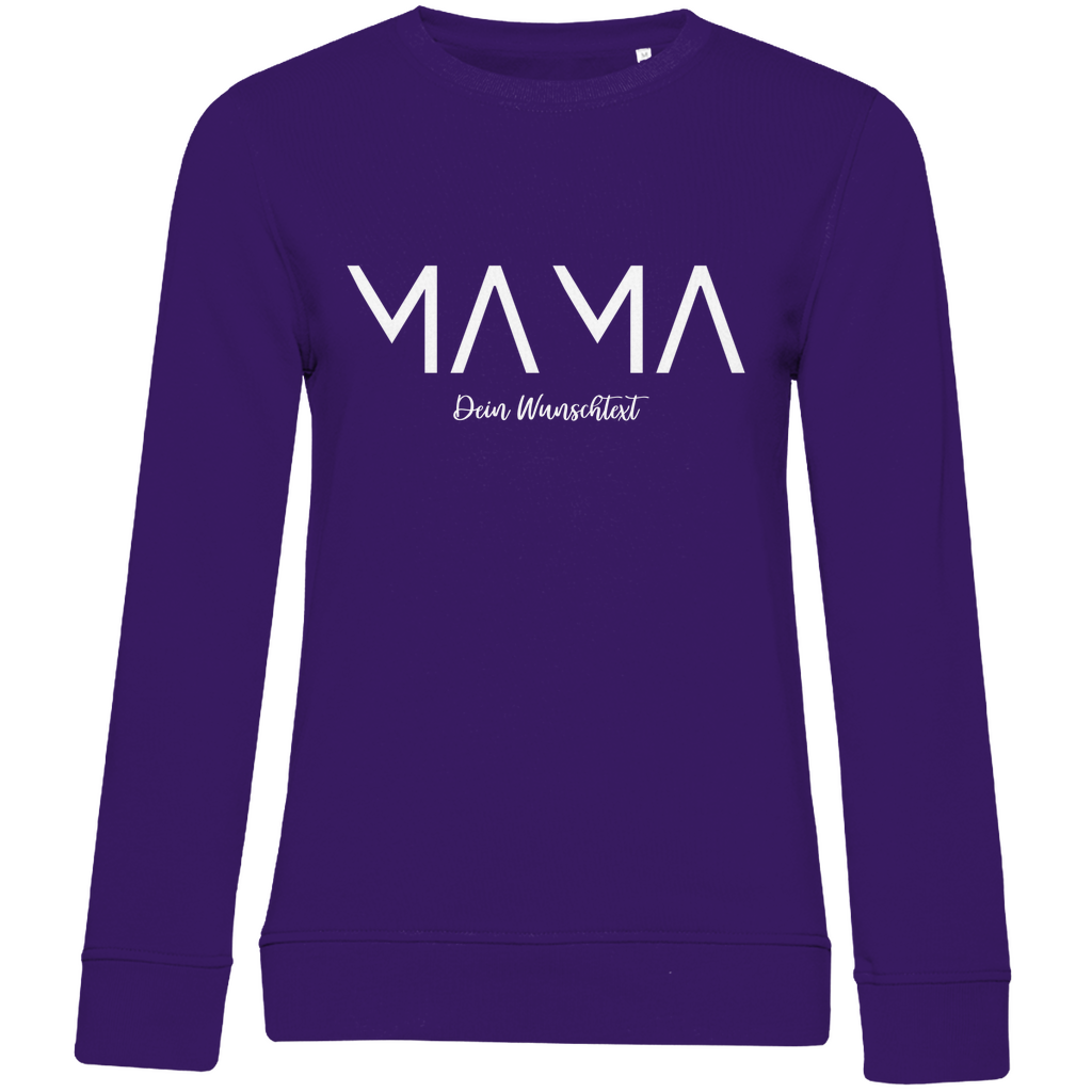 damen-sweatshirt-mama-bright-personalisierbar-bio-baumwolle-lila