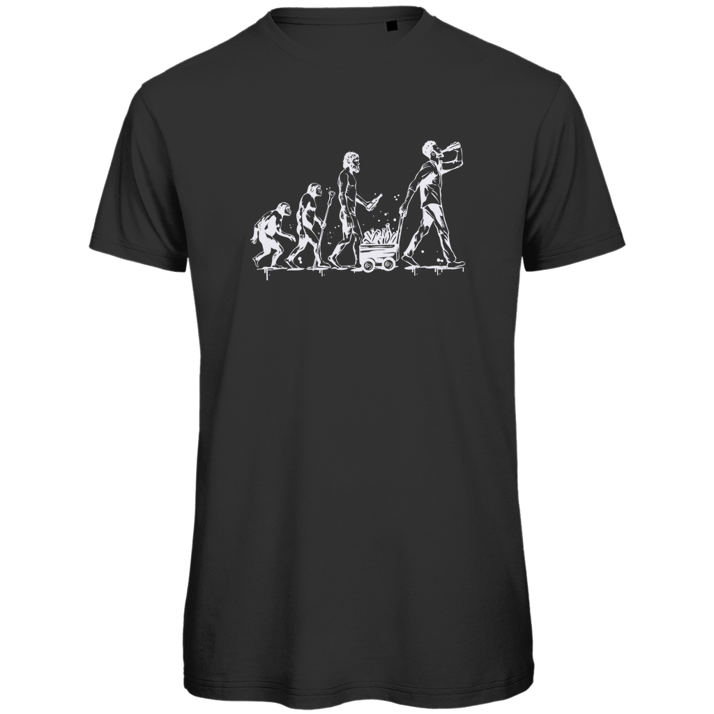 Ausgefallenes Herren T-Shirt in Schwarz. Perfektes Outfit zum Vatertag.