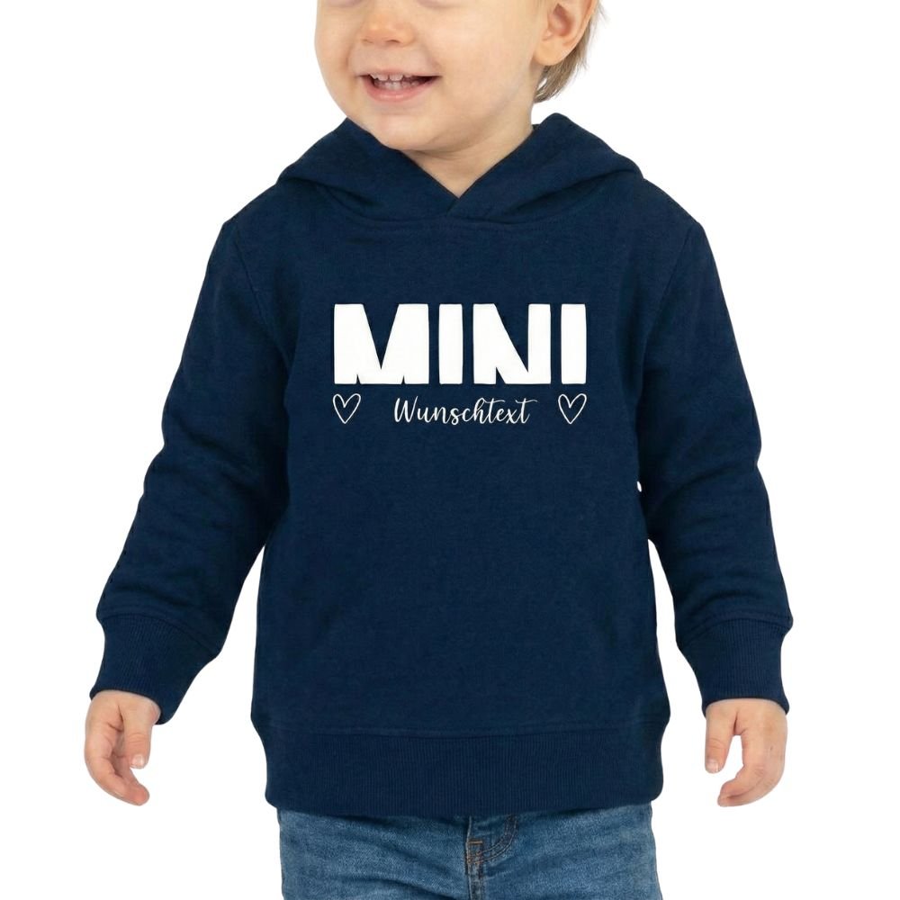 "MINI PURE" Bio - Baby Hoodie | Personalisiert mit Wunschtext - Kids & Babys - JTG DESIGN